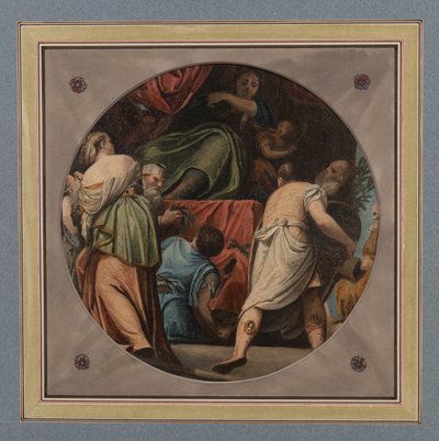 Roundel السقف (زيت على ورق) بواسطة صموئيل وودفورد