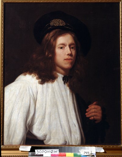 "" Autoportrait "(صورة ذاتية) Peinture de Samuel Dirksz van Hoogstraten (1627-1678) 17eme Siecle Musee des Beaux Arts Ivan Kramskoy (ou Kramskoi) a Voronej (Voronezh)، Russie. بواسطة صموئيل فان هوغستراتن