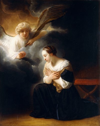 العذراء والحمل الطاهر ، c.1665-75 بواسطة صموئيل فان هوغستراتن