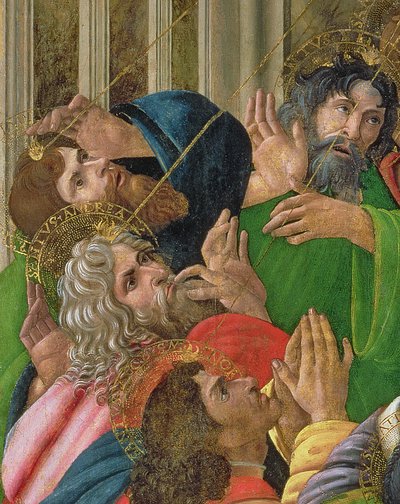 تفاصيل نزول الروح القدس ، 1495-1505 بواسطة ساندرو بوتيتشيلي