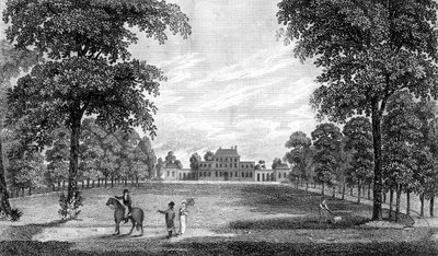 Ember Court بالقرب من Thames Ditton ، Surrey ، إنجلترا ، 1808. بواسطة رمال
