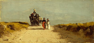 على Roman Campagna (زيت على قماش مثبت على لوح) بواسطة سانفورد روبنسون جيفورد
