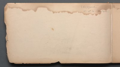 كراسة الرسم ، الصفحة 03: SR Gifford 15 10th Street New York، 1859. بواسطة سانفورد روبنسون جيفورد
