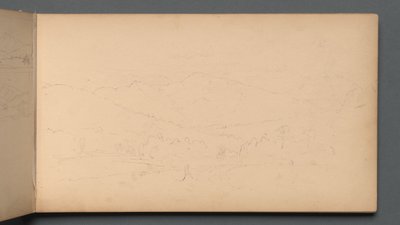 كراسة الرسم ، الصفحة 10: كارتر مونتيان ، 1859. بواسطة سانفورد روبنسون جيفورد