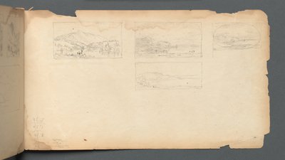 كراسة الرسم ، صفحة 40: ماين لاند سكيب ، 1859. بواسطة سانفورد روبنسون جيفورد