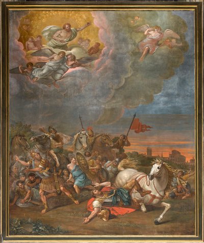 الجدار المقابل للواجهة المقابلة للجناح الشمالي، سانتي ليجناني، تحويل شاول 1814 بواسطة سانتي ليناني