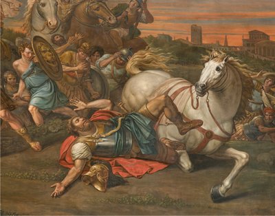 الجدار المقابل للواجهة الشمالية للجناح ، سانتي ليناني ، تحويل شاول 1814 ، تفاصيل منخفضة بواسطة سانتي ليناني