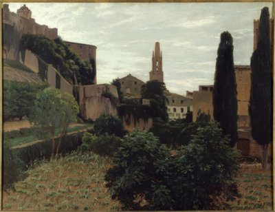 سانتياغو روسينول / "جيرونا ، III" ، ج. 1925 زيت على قماش ، 93 × 123 سم. بواسطة سانتياغو روسينول