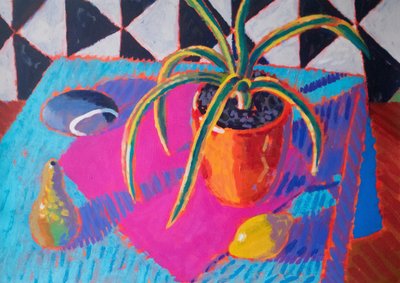 صورة صامتة رقم 38، 2024 (أكريليك على ورق) بواسطة سارة هايوارد