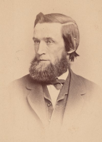 صورة شخصية لهوبير أنسون نيوتن 1830-1896 ، 1870-1877. بواسطة ساروني وشركاه