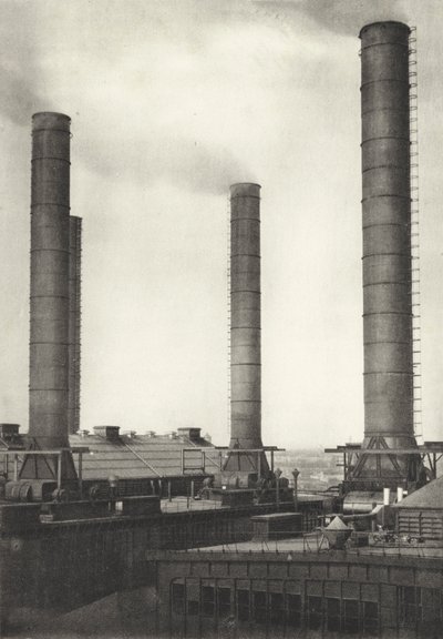 برلين: Grosskraftwerk Klingenberg ؛ محطة طاقة كبيرة كلينجنبرج (صورة b / w) بواسطة ساشا ستون