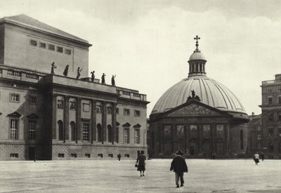 برلين: Hedwigskirche ؛ كنيسة القديس هيدويغ (صورة b / w) بواسطة ساشا ستون