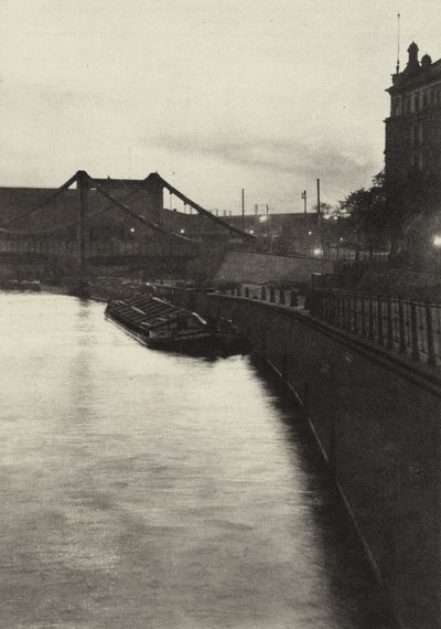 برلين: Humboldt-Hafen ؛ ميناء هامبولت (صورة b / w) بواسطة ساشا ستون