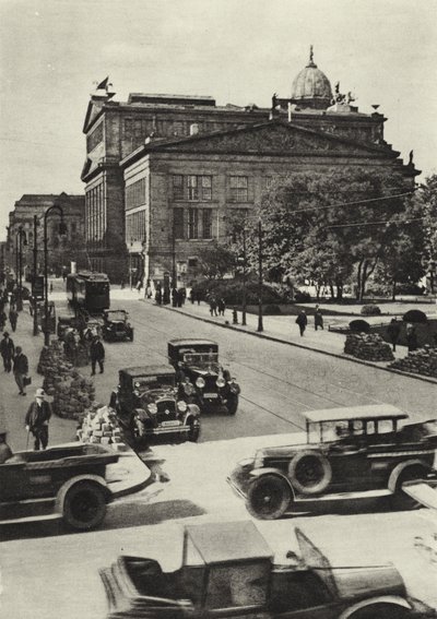 برلين: Schauspielhaus (b / w photo) بواسطة ساشا ستون