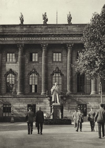 برلين: الجامعة ؛ جامعة (b / w photo) بواسطة ساشا ستون