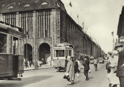 برلين: متجر Wertheim متعدد الأقسام ؛ Wertheim's Emporium (صورة b / w) بواسطة ساشا ستون