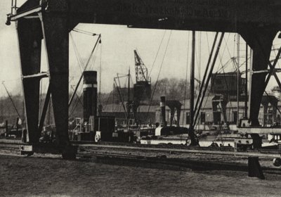 برلين: Westhafen ؛ ويسترن هاربور (صورة b / w) بواسطة ساشا ستون