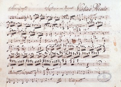 النتيجة الموسيقية لأوبرا I briganti بواسطة Mercadante (1836) بواسطة سافيريو ميركادانتي