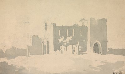 رسم تخطيطي للقلعة بواسطة ساوري جيلبين