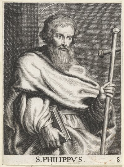 فيليبوس S. Philippus (العنوان على الكائن) المسيح ومريم والرسل (عنوان السلسلة) بواسطة جيرارد سيغيرز