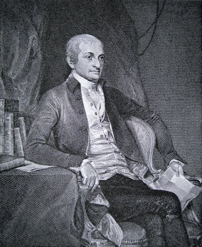John Jay (1745-1829) (engraving) بواسطة المدرسة الأمريكية