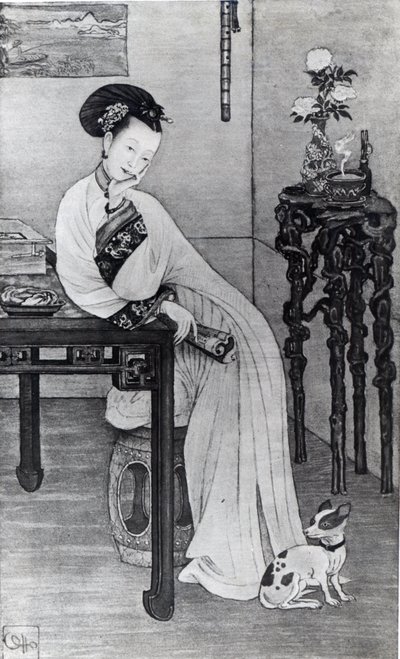 Empress Dowager Cixi (litho) بواسطة المدرسة الصينية