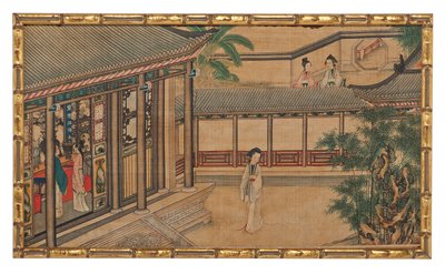 مشهد من بين أربعة وعشرين مشهدًا من فيلم Dream of the Red Chamber بواسطة المدرسة الصينية