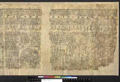 أو. 8210 لفات Stein من Tun-huang (حبر على ورق) بواسطة المدرسة الصينية