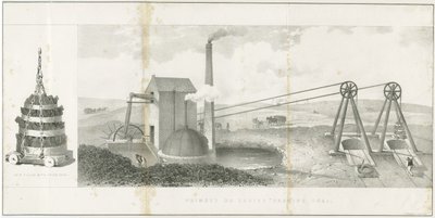 دودلي - "Whimsey or Engine Drawing Coal": الطباعة الحجرية ، و [؟ القرن التاسع عشر] (طباعة) بواسطة مدرسة اللغة الإنجليزية