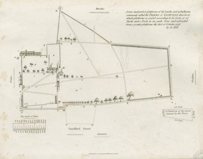 Lichfield - Greyfriars: نقش بواسطة مدرسة اللغة الإنجليزية