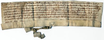 Medieval Deeds (ink on paper) بواسطة مدرسة اللغة الإنجليزية