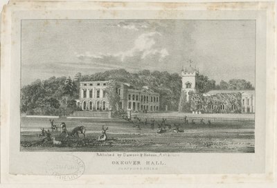 قاعة أوكيوفر - مطبوعة حجرية ، بدون تاريخ [عام 1839] (طباعة) بواسطة مدرسة اللغة الإنجليزية