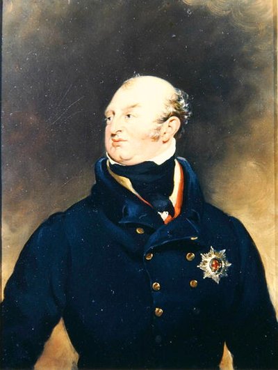 صورة شخصية لفريدريك أوغسطس (1763-1827) دوق يورك وألباني (زيت على قماش) بواسطة مدرسة اللغة الإنجليزية