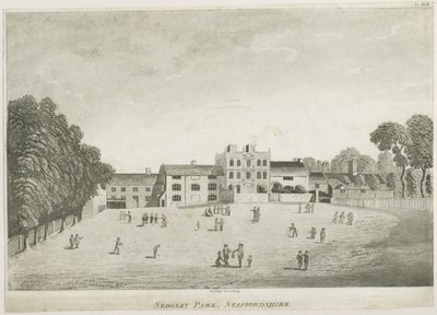 مدرسة Sedgley Park: النقش المائي ، بدون تاريخ [عام 1797] (طباعة) بواسطة مدرسة اللغة الإنجليزية