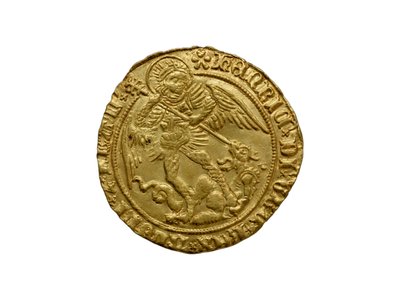 عملة تيودور من Asthall Hoard بواسطة مدرسة اللغة الإنجليزية