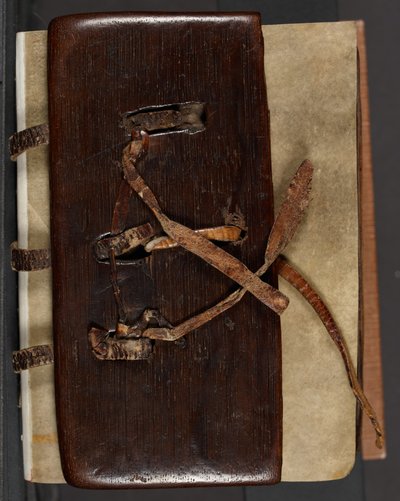 MS CCC 282 Corpus Irish Missal Book Binding ، c.1120-30 (البلوط والجلد والرق) بواسطة مدرسة الأيرلندية