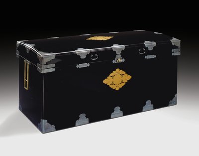 صندوق التخزين (Nagamochi) ، فترة Meiji-Tasho بواسطة المدرسة اليابانية