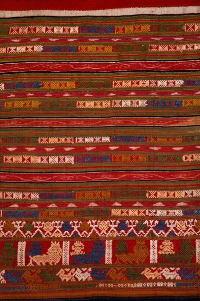 Detail of a Tai Lu skirt, Muang Hun, Udomxai Province, Laos (textile) بواسطة مدرسة اللاوسيين