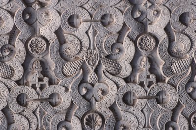 تفاصيل جدار بناه السعديون عام 1565 (جص) بواسطة المدرسة المغربية