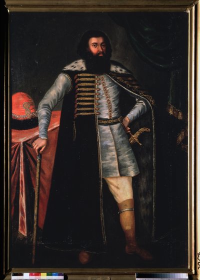 صورة الكونت إيفان ريبنين (؟). لوحة لسيد روسي ، زيت على قماش ، النصف الثاني من القرن السابع عشر. الفن الروسي القديم. متحف الدولة الروسية ، سانت بطرسبرغ. بواسطة المدرسة الروسية