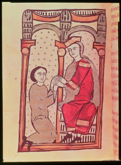 اللورد والتابع ، من كتاب العداوات الكبرى (ورق) بواسطة مدرسة الاسبانية