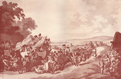 مشهد غير عادي على الطريق من لندن إلى بورتسموث ، 1909 بواسطة شولتز