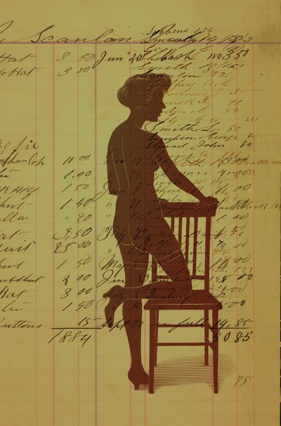 مهنة السيدة وارن، 2006 (لوحة خدش، ملونة رقمياً) بواسطة 