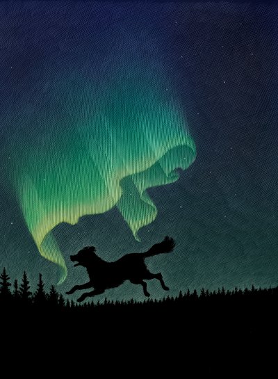 The Call of the Wild، 2004 (لوح خدش، ملون رقميًا) بواسطة 