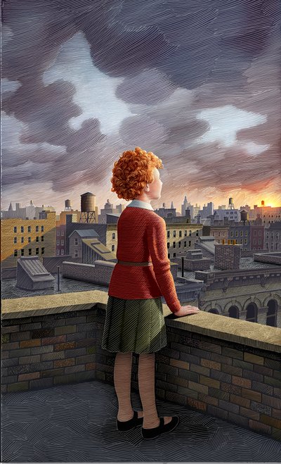 "ستشرق الشمس غدًا" 2020 (لوح خدش، ملون رقميًا) بواسطة 