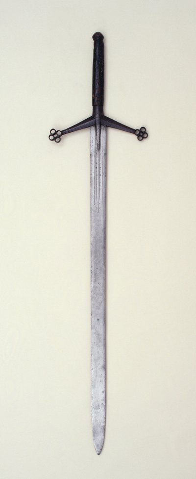 كلايمور ، c.1500-30 (فولاذ) بواسطة المدرسة الاسكتلندية