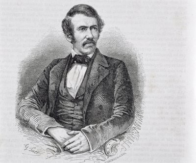 ديفيد ليفينغستون (1813-1873) منقوش بواسطة S. Pannemaker بواسطة المدرسة الاسكتلندية