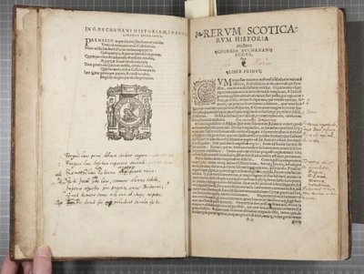أشياء تاريخ Scoticarum ، بقلم جورج بوكانان بواسطة المدرسة الاسكتلندية