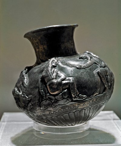 Art Scythe (Scythic Civilization or Scythia): silver ritual vase from the 7-6th century BC. Hermitage Museum, Saint Petersburg بواسطة السيثيان