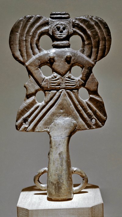 Art Scythian (حضارة محشوش أو سكيثيا): زخرفة دبابة برونزية من أوكرانيا ، القرنين الخامس والثالث قبل الميلاد. سانت بطرسبرغ ، متحف الارميتاج بواسطة السيثيان